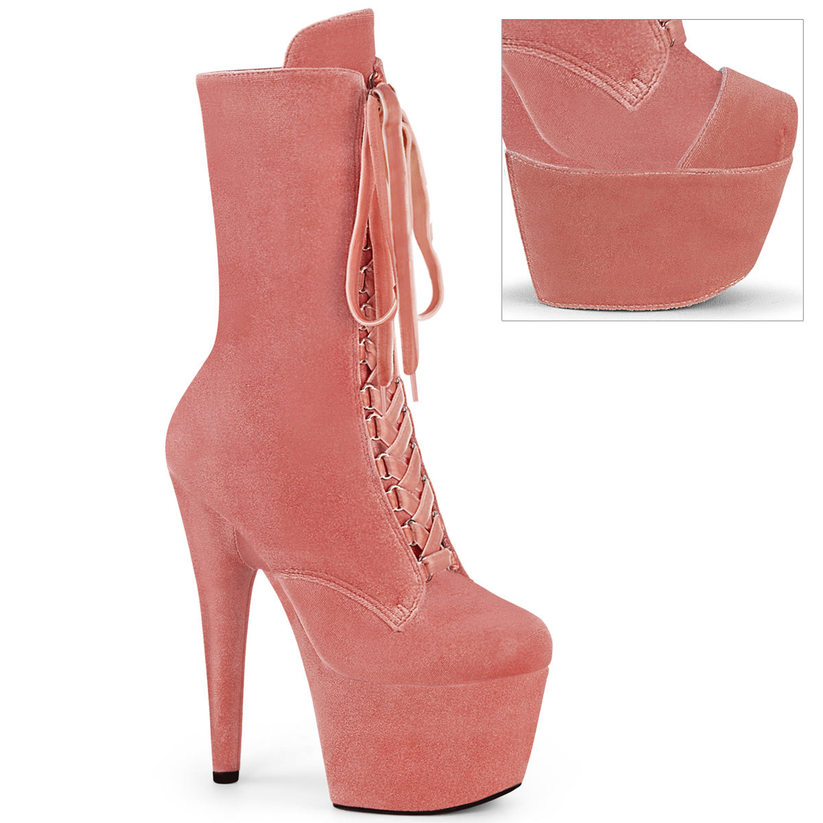 ADORE-1045VEL  Dusty Pink Velvet/M