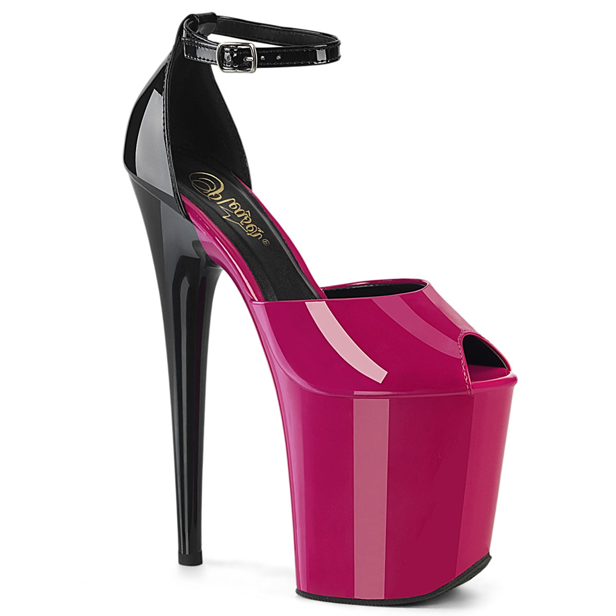 FLAMINGO-868  Fuchsia-Black Patent/Fuchsia-Black - 10